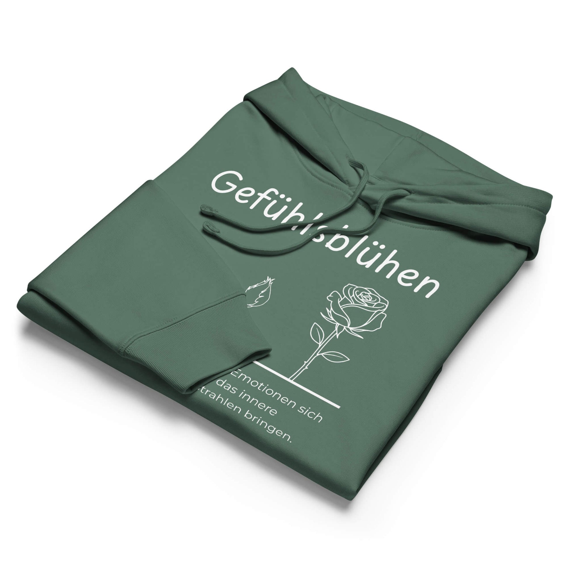 Bienoglaublich Damen Hoodie – Green Bay – Liegend gefaltet – Wortstolz