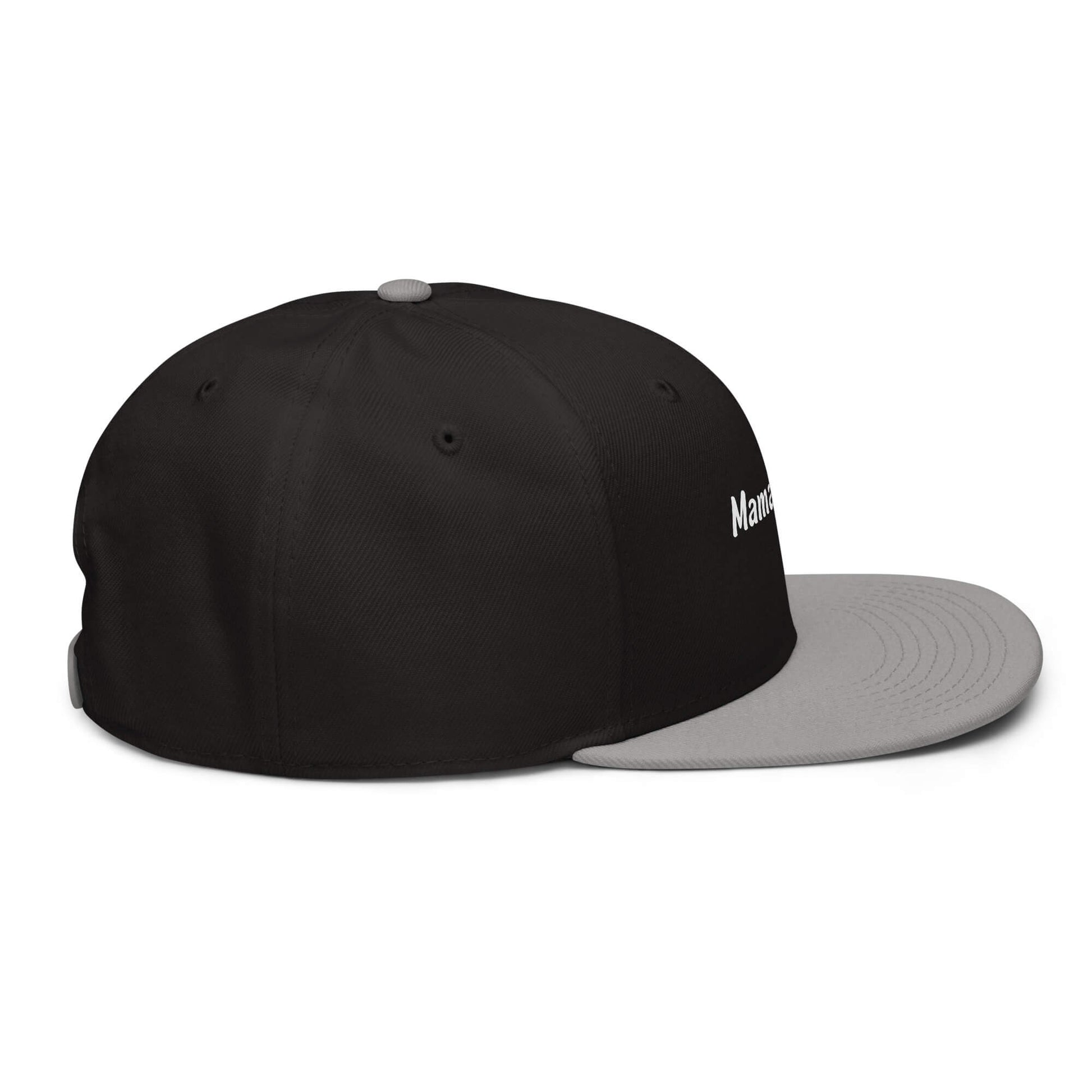 Geschenk Cap - Mamanker Snapback Cap in Schwarz-Grau - Res5 Edition - Ansicht rechts