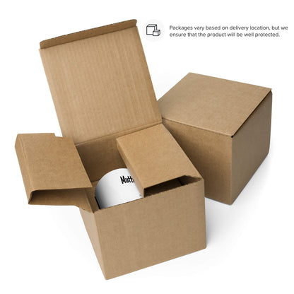 Geschenk Tasse - Mutterherz Keramiktasse in Weiß - Res5 Edition  - Tasse verpackt im Karton