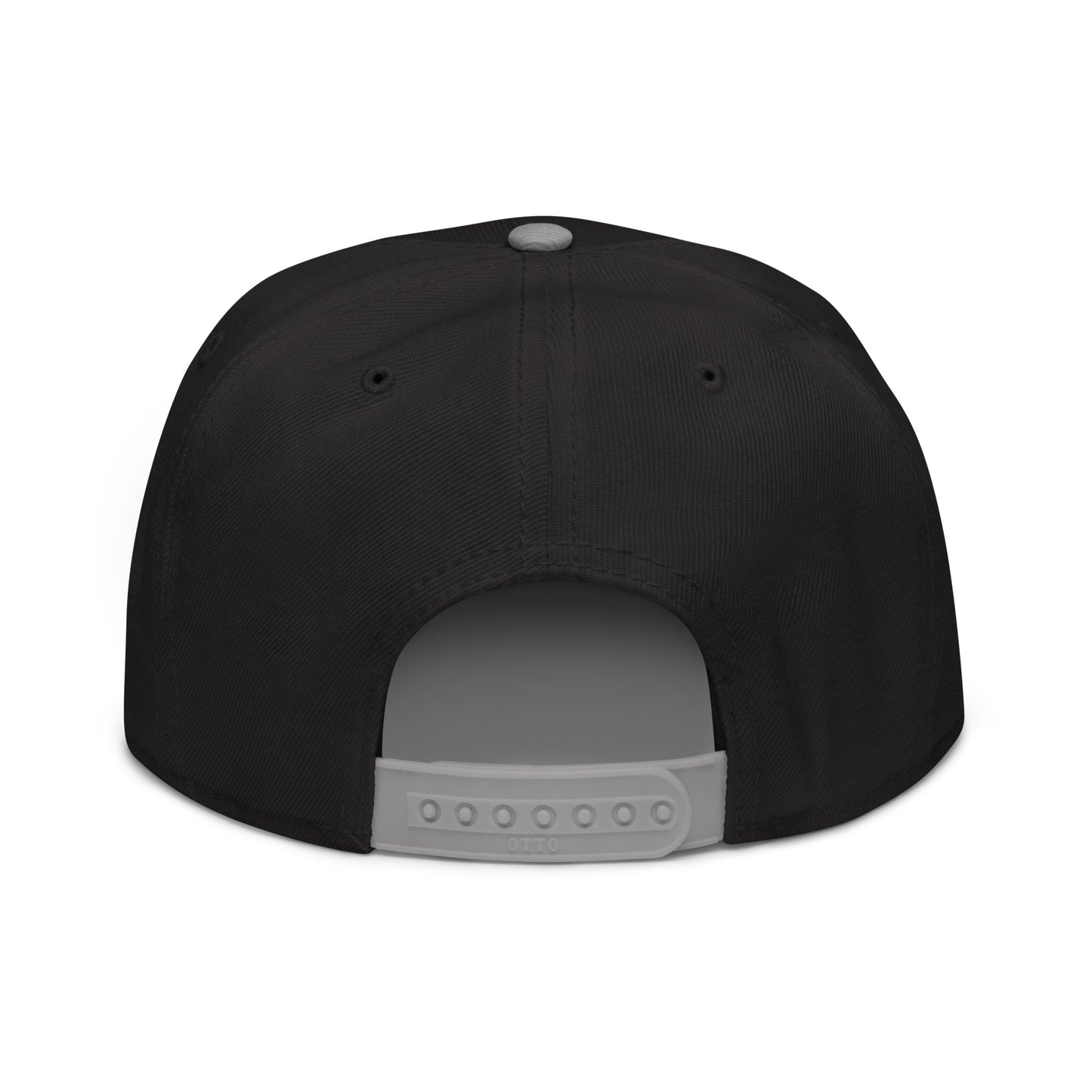 Verzweiliebeln Snapback Cap in Schwarz - Grau aus Acryl-Woll-Mix - neues Wort für positives Gefühlschaos - Back - Wortstolz Design
