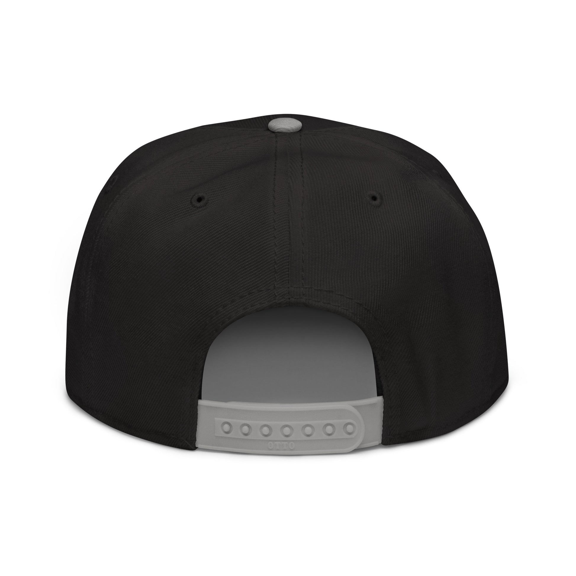 Verzweiliebeln Snapback Cap in Schwarz - Grau aus Acryl-Woll-Mix - neues Wort für positives Gefühlschaos - Back - Wortstolz Design